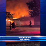 Fire extinguished after home erupts in flames in Miramar; no injuries reported