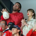 Travis Kelce, Taylor Swift turns heads celebrating Chiefs win in style after All-Pro TE’s big game vs. Raiders