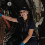 This Gen Zer dropped out of college and is making over $100,000 repairing plane engines after 21 months of training