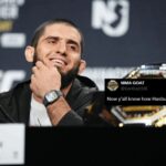 Islam Makhachev’s hilarious reaction to seeing seven-foot-tall man enter his gym leaves fans reeling: “Now y’all know how Hasbullah feels”