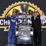 Rick Hendrick admits NASCAR titles are tougher to win under current rules but expects more from Kyle Larson, Chase Elliott, and William Byron