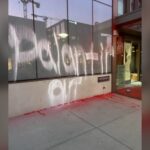 Reward offered for information about ‘Palantir out’ vandalism