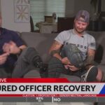 Injured officer moves forward with ‘new normal’